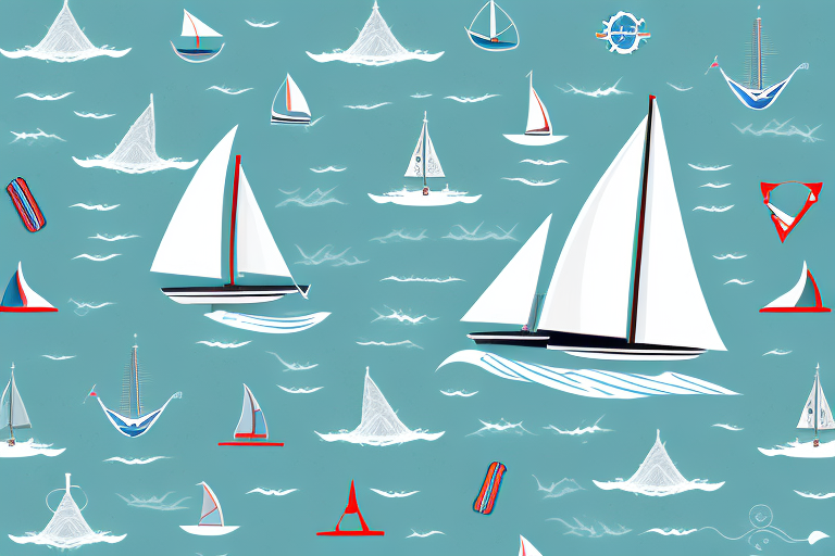 Vinden Fylder Sejlene: Kapsejlads for Begyndere A sailboat navigating through waves