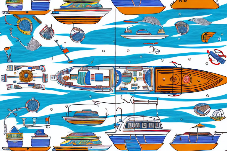 Få Størst Udbytte af Bagbordet A detailed and vibrant boat deck